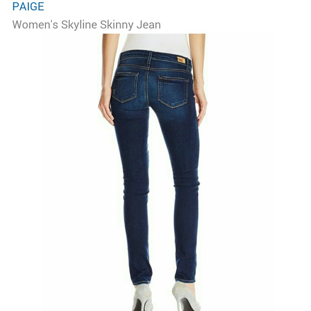 PAIGE Women's Skyline Skinny Jeans - Dark Indigo